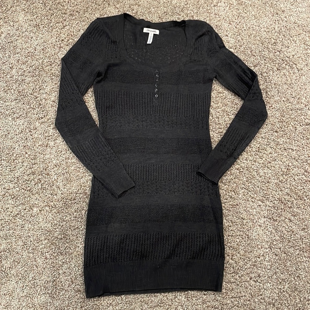 AERO laced grey sweater-BRAND NEW